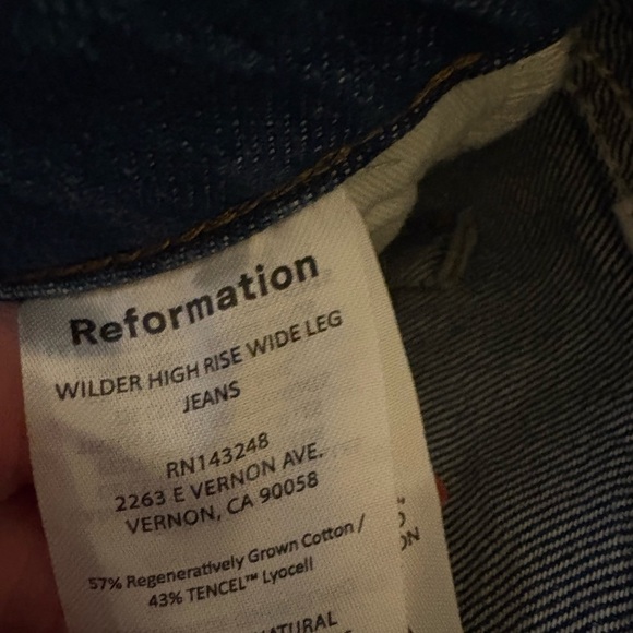 Reformation Wilder High Rise Jeans - Picture 5 of 5